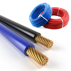 Cable eléctrico automotriz de cobre estañado flexible personalizado OEM 0, 75 mm2