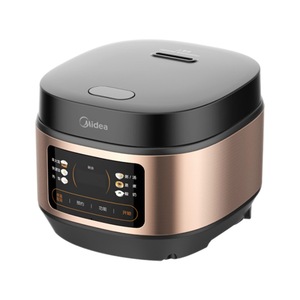 Olla arrocera inteligente Midea de 3L, mini olla eléctrica multifuncional para 3-4 personas, cilindro de acero inoxidable color champán dorado - Product Image 2
