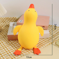 Juguete Antiestrés Gigante de Pato, Ganso Blanco Grande para Estirar, Juguetes Sensoriales Blandos y Divertidos para Aliviar el Estrés, Regalo para Niños y Adultos
