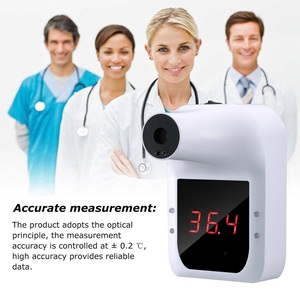 Thermomètre infrarouge mural à affichage numérique, capteur de température sans contact de 36,4 degrés Celsius pour la maison et le bureau - Product Image 5