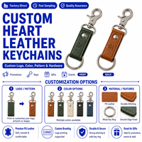 Llavero de Cuero al por Mayor, Anillo para Llaves de Cuero PU con Gancho Metálico, Regalo Promocional, Porta Llaves con Logotipo Personalizado