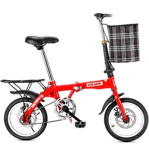 Mini bicicleta plegable de 16 pulgadas para niños y mujeres, bici plegable de 20 pulgadas, precio de fábrica para tienda de bicicletas