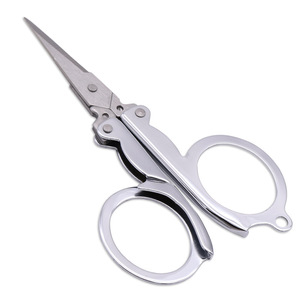 Lubanzuo Folding Stainless Steel Scissors Mini Travel Fishing Line Shears Compact Portable Outdoor Use - Product Image 3