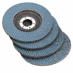 Disc Flap Abrasive 115mm Blue Germany Zirconia Highly Safe Efficient Grinding Abrasive 3m Flap Disc