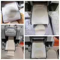 Machine commerciale automatique pour la fabrication de peaux de raviolis, machine à former des enveloppes de wonton carrées, rondes et triangulaires, machine à samosas