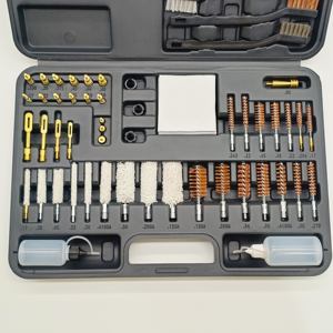 Kit de nettoyage universel pour armes à feu de tous calibres avec accessoires en laiton massif et tiges durables dans un étui rigide pour toutes les armes à feu - Product Image 2