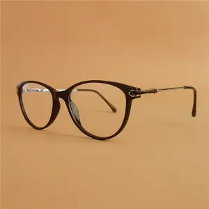 Ladies Fashion Designer Glasses Eyeglass Frames For Women Plastic Metal Glasses