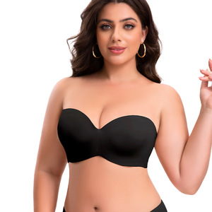 Sujetador sin costuras Zoyiame al por mayor con aros, copa 3/4, push-up, tallas grandes, sin tirantes, minimizador para bustos grandes, con tirantes extraíbles - Product Image 2