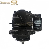 Bomba Hidráulica de Pistones Axiales de Desplazamiento Variable Danfoss90R130 de 130cc, Transmisión Hidrostática de Circuito Cerrado para Cargadora de Minería