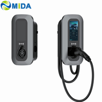 WallBox 11kW 22kw Chargeur EV Type 1/ Type 2 Prise femelle Station de charge EV avec fonction DLB