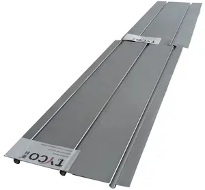 Calefacción de piso accesorios ranurado de aluminio Placa separada