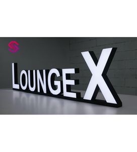 Letras <span class=keywords><strong>de</strong></span> Canal con Iluminación Frontal LED, Letras Metálicas Gigantes <span class=keywords><strong>en</strong></span> 3D, Letrero Exterior, Letreros Iluminados para Fachadas <span class=keywords><strong>de</strong></span> Tiendas - Product Image 1