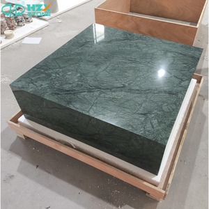 Tavolino da Caffè HZX in Pietra Naturale di Lusso Personalizzato, Marmo Verde Shangri-La per Decorazione Soggiorno - Product Image 5