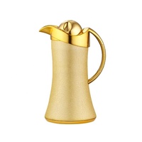 Teko Termos Stainless Steel Mewah untuk Grosir, Botol Rumah Tangga, Wadah Air Panas Dingin, Termos Arab, Pot Kopi