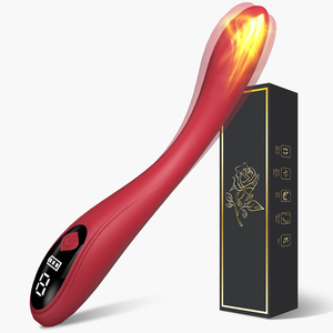 Vibratore Elettrico a Forma di Bastone con Display LCD, Stimolatore per Capezzoli e Clitoride, Vibratore Punto <span class=keywords><strong>G</strong></span>, Giocattoli Sessuali per Donne - Product Image 1