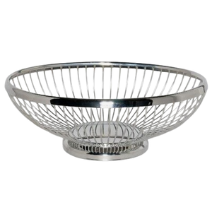 Cesta de pan decorativa de metal de hierro utilizada en la mesa de la cocina del hogar para servir y almacenar pan fresco - Product Image 4