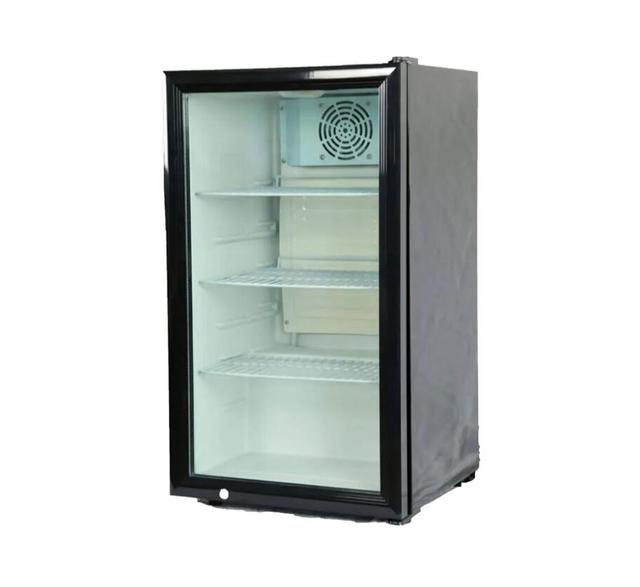 98L Cooling Home Beverage Cooler Small Refrigerator Drink Chiller Led Light Glass Door Display Mini Fridge