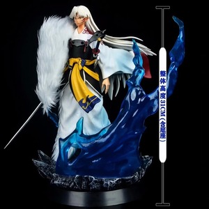 Ventes chaudes 2024 Figurines d'anime japonaises 31cm Sesshomaru GK <span class=keywords><strong>Inuyasha</strong></span> Figurine Statue Figurine d'anime Décoration de bureau et de maison Artisanat - Product Image 6