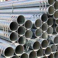 Tuyau en acier rond galvanisé de haute qualité, tuyau GI 32 mm 50 mm 80 mm 100 mm, fabricant de tubes Galva pour équipements mécaniques