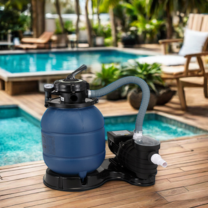 Pompe de <span class=keywords><strong>piscine</strong></span> hors sol à montage supérieur fabriquée en usine avec <span class=keywords><strong>filtre</strong></span> à <span class=keywords><strong>sable</strong></span> et matériau ABS durable - Product Image 2