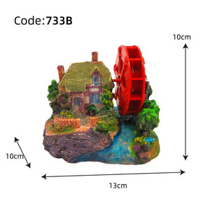 Décoration d'<span class=keywords><strong>aquarium</strong></span> à bulles d'air, ornement en résine avec pompe à oxygène et pierre à air <span class=keywords><strong>pour</strong></span> <span class=keywords><strong>aquarium</strong></span> - Product Image 5