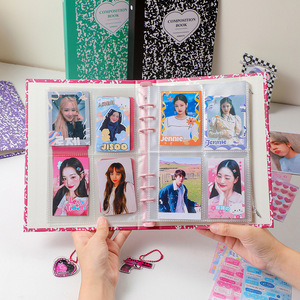 Carpeta de correa de seis orificios para chica, álbum de almacenamiento de tarjetas de estrella de tres pulgadas, nueva versión coreana, A5, <span class=keywords><strong>2022</strong></span> - Product Image 2