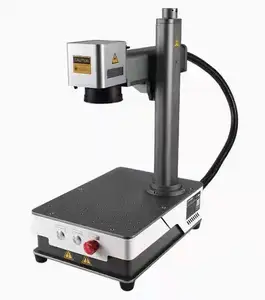Fiber Laser Marking Machines Portable 30W 20W QR Code Laser Engraving Machine For Jewelry Ring Bar Code Laser Printer