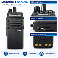 Radio portable Motorola DP2400e XiR P6600i XPR3300e DEP550e VHF UHF Walkie Talkie numérique DMR IP67 pour les équipes de logistique commerciale