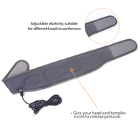 Bandeau chauffant électrique USB 3D lesté en tissu peluche doux pour OEM, chauffe rapide en 5 secondes, soulagement du stress et de la douleur