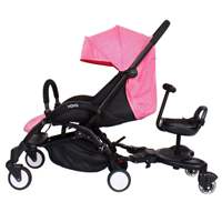 Planche à roulettes universelle 2-en-1 2026 avec siège détachable pour poussette, compatible avec la plupart des marques, cadre en plastique