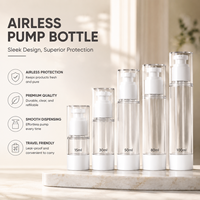 Vente en gros de flacons cosmétiques à vaporisateur, 2 styles, brume fine et pompe à lotion, flacons vides rechargeables pour toner et hydratant, logo personnalisé