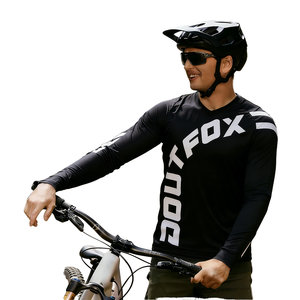 Maillot de cyclisme à manches longues DONUTFOX 1 2026 personnalisé VTT DH MX Route Polyester Taille S CN GUA - Product Image 1