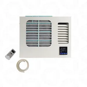 Ar condicionado para janela de janela 9000btu, unidade de janela CA, ar condicionado com aquecimento e refrigeração 1P 220V, janela comercial ac 0,75 ton