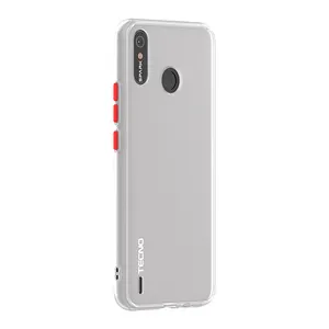 جراب هاتف هجين رفيع لتقنية سبارك 4 لايت ، بلوري من البولي يوريثان الحراري ، ملمس جلد ، شفاف ، المنتج الأكثر مبيعًا ، 2020
