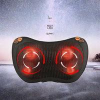 Oreiller de massage électrique Shiatsu pour le cou et le corps certifié CE P10 2026 avec contrôle de la minuterie, chaleur et pétrissage