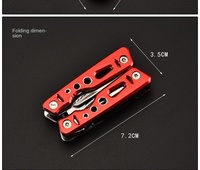 Multifunctionele, veelzijdige roestvrijstalen tang & fruitmes, outdoor survival camping tool, draagbaar cadeau, OEM logo