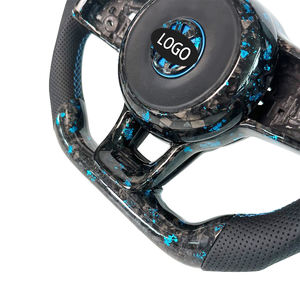 Personnalisable avec du cuir perforé, fibre de carbone bleue forgée pour Volkswagen MK7 GTI R <span class=keywords><strong>Golf</strong></span> <span class=keywords><strong>7</strong></span> <span class=keywords><strong>Golf</strong></span> 6 MK8 MK7.5 GTS B8 B6 Nouveau et tendance - Product Image 5