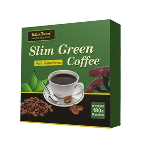 Guncangan kopi pengganti makanan dapat dikustomisasi herbal alami kontrol Diet sehat bubuk penurunan berat badan instan kopi