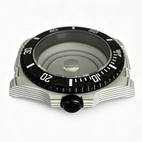 Module de montre de plongée 40 mm en gros, lunette en fibre de carbone, montre en acier inoxydable, boîtier de montre en céramique, disponible en plusieurs couleurs