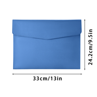 Offre Spéciale Logo personnalisé en cuir PU A4 porte-fichiers enveloppe d'affaires bureau réunion Document sac Logo haute visibilité pour Documents
