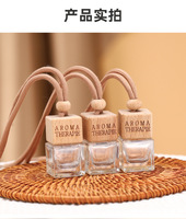 Botol parfum kaca Mini portabel 50ml dengan tutup antibocor mahkota dapat diisi ulang untuk digunakan sebagai kemasan Diffuser atau alat penyemprot