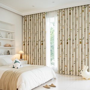 <span class=keywords><strong>Tende</strong></span> Oscuranti Ecologiche in Poliestere con Motivo di Gatti Carini per Camere dei Bambini Decorazione Finestre - Product Image 1