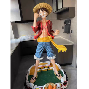High Quality Anime Figure Resin <strong>Statue</strong> One Piece Character <strong>Life</strong> <strong>Size</strong> 1:1 Luffy Action Figure for Decor Anime Sculpture - Product Image 1