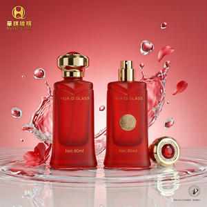Botella de <span class=keywords><strong>Perfume</strong></span> Cuadrada de Vidrio Plano de Lujo de 100 ml, Botellas de <span class=keywords><strong>Perfume</strong></span> Vacías Personalizadas para <span class=keywords><strong>Mujer</strong></span> - Product Image 3