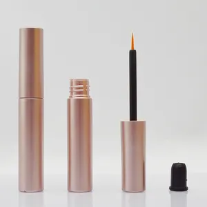 Wholesale Rose Gold Color 5ml 10ml Empty Refillable Bottle Matte Glossy Roll On Glass Bottles With Roller Ball