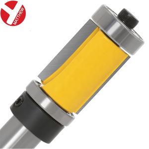 1/2 Zoll und 12mm Runds chaft Trimmen und Einstechen Gerade Fräser Bits nach oben und unten Doppel lager 2 Fluents Holz bearbeitungs werkzeuge - Product Image 4