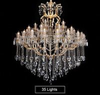 Lustre en cristal K9 contemporain, style Maria-Thérèse, pour salon, chambre à coucher, suspension longue, milieu