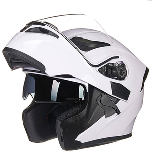 <span class=keywords><strong>Casque</strong></span> de moto modulaire à <span class=keywords><strong>double</strong></span> visière noir mat homologué ECE de haute qualité, vente chaude, Jiekai - Product Image 2
