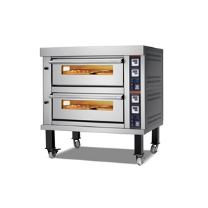 <span class=keywords><strong>Four</strong></span> électrique commercial avec affichage numérique et capacité de 2 plateaux, taille 400*600 et structure isolée, idéal pour les petites boulangeries - Product Image 3