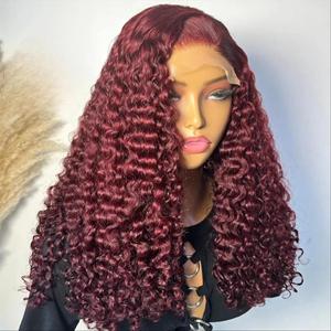 <span class=keywords><strong>Pelucas</strong></span> Rizadas <span class=keywords><strong>Naturales</strong></span> Birmanas Cerca de Mí, Cabello Humano, Encaje Frontal HD, Pre-Desplumadas, Nudos Decolorados, Calidad Invisible con Efecto Piel Fundida. - Product Image 2